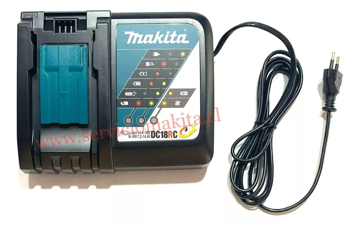 CARGADOR MAKITA RÁPIDO DC18RC 18V LI-ION LTX 630718-5 - 1