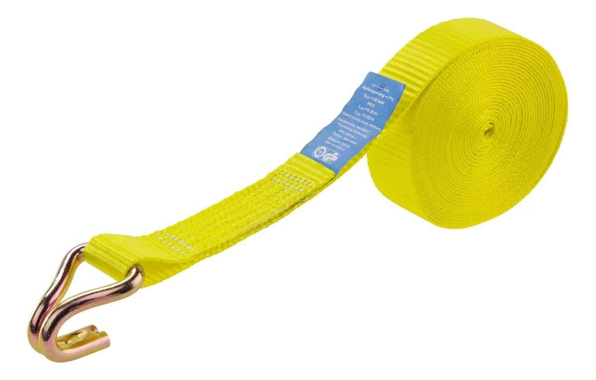 SET DE CINTAS DE AMARRE ESLINGA 500KG 6MT X 2 JUEGOS KWB - 2