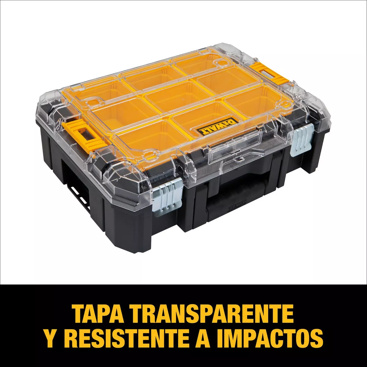 ORGANIZADOR DEWALT ACCESORIOS HTAS 20KG TSTAK DWST17805 AMARILLO Y NEGRO - 2
