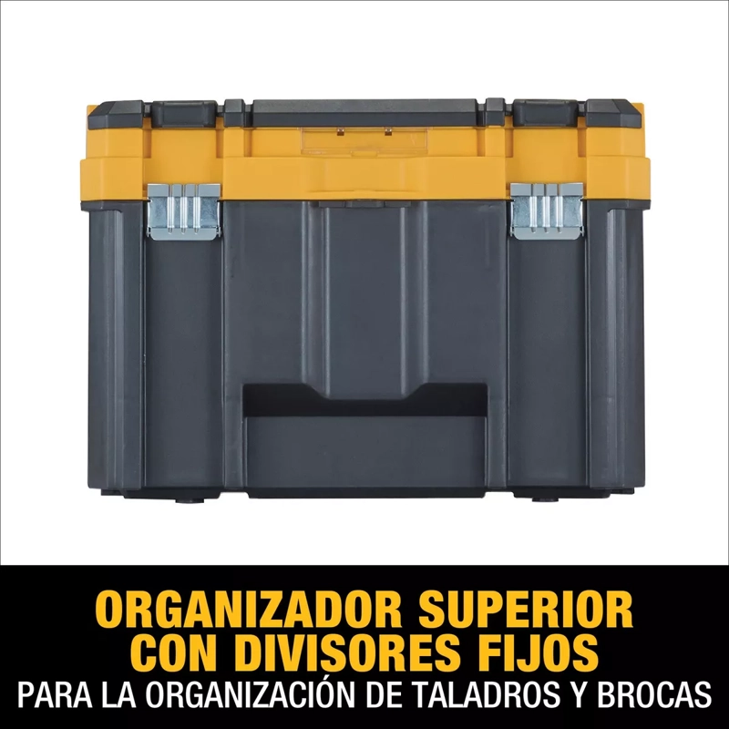 CAJA DE HERRAMIENTAS DEWALT DWST17814 DE METAL 44CM X 33.8CM X 32.2CM NEGRO - 3