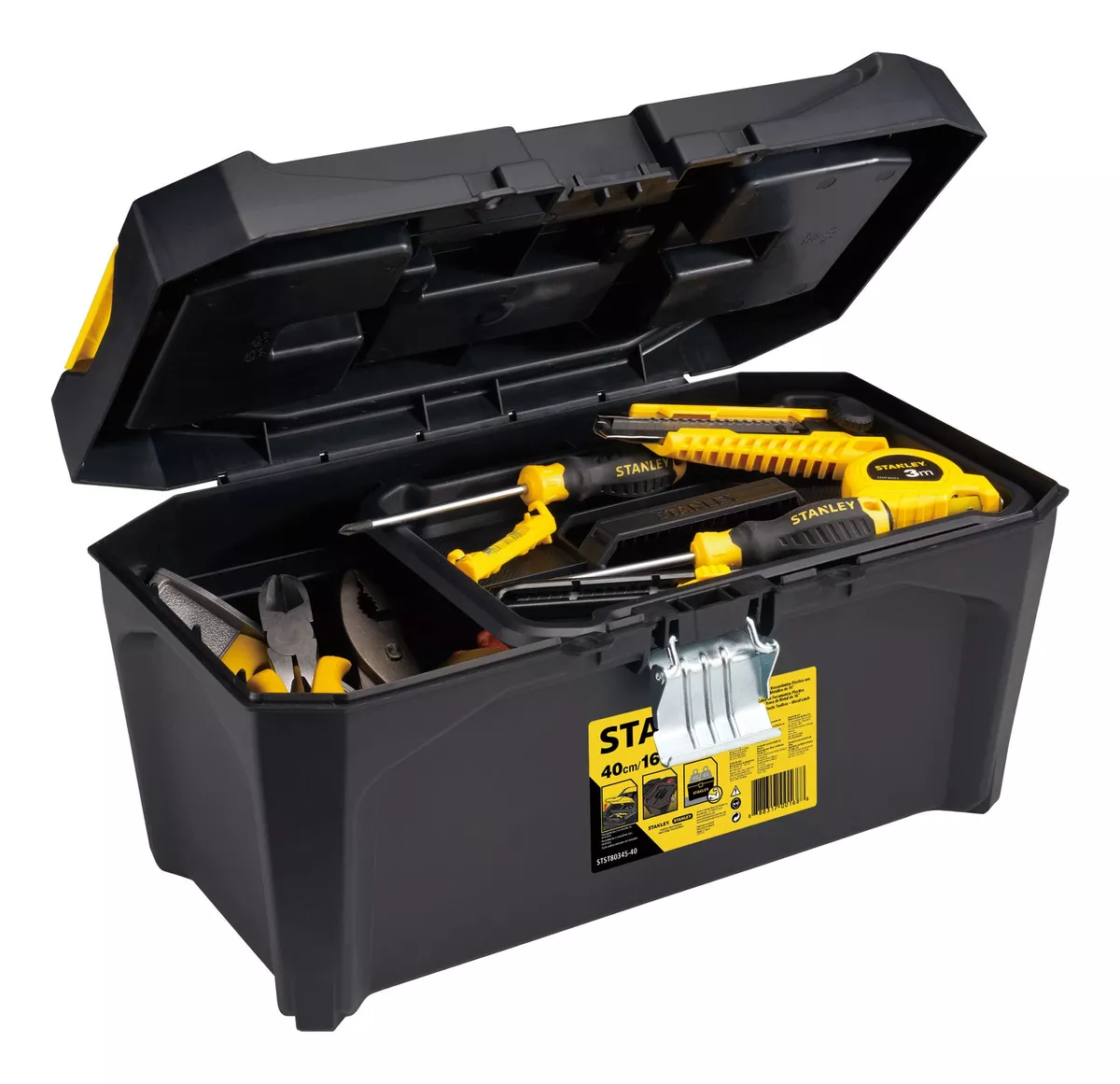 CAJA HERRAMIENTAS STANLEY 8 LITROS STST80345-40 NEGRO - 2