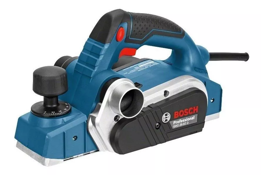 CEPILLADORA ELÉCTRICA DE MANO BOSCH PROFESSIONAL GHO 26-82 D 82MM 220V COLOR AZUL - 1