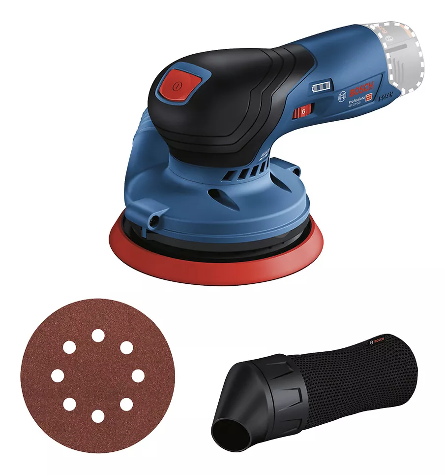 LIJADORA BOSCH ROTO ORBITAL INAL GEX 12V-125 BRUSHLESS 12V/S AZUL OSCURO - 1