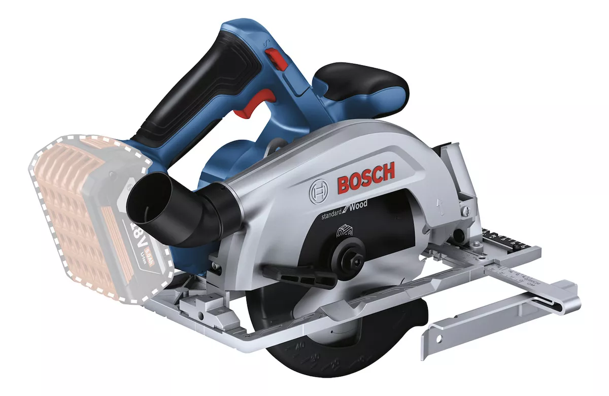 KIT SIERRA CIRCULAR 18V GKS 185-LI 6 1/2'' + CARGADOR RÁPIDO GAL 1880 + 2 BATERÍAS 4AH - 4