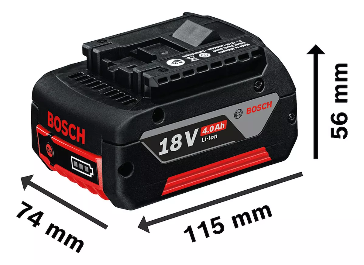KIT SIERRA CIRCULAR 18V GKS 185-LI 6 1/2'' + CARGADOR RÁPIDO GAL 1880 + 2 BATERÍAS 4AH - 6