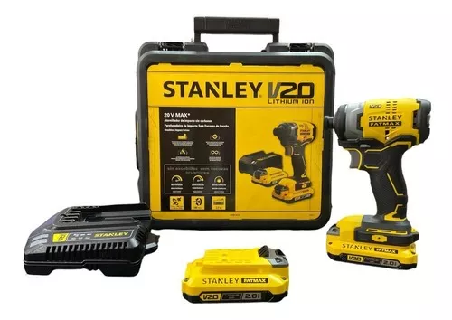 ATORNILLADOR DE IMPACTO STANLEY SBI810D2K BRUSHLESS 20V 2BAT - 1