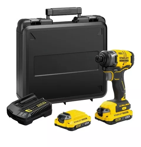 ATORNILLADOR DE IMPACTO STANLEY SBI810D2K BRUSHLESS 20V 2BAT - 2