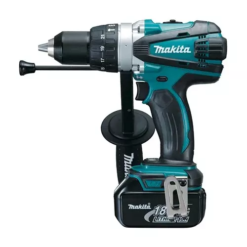 TALADRO ATORNILLADOR PERCUTOR 18V 16MM 3AH MAKITA DHP458RFE - 2