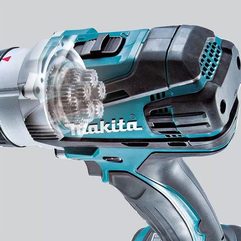 TALADRO ATORNILLADOR PERCUTOR 18V 16MM 3AH MAKITA DHP458RFE - 5