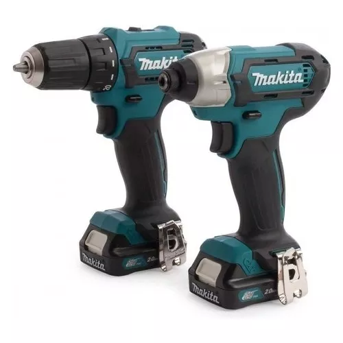 KIT TALADRO + ATORNILLADOR IMPACTO + MALETA MAKITA CLX201SAX - 2