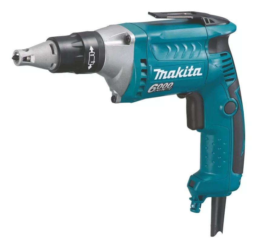 ATORNILLADOR MAKITA 570W DE 1/4 DRYWALL 0-6.000 RPM FS6300 COLOR VERDE - 1