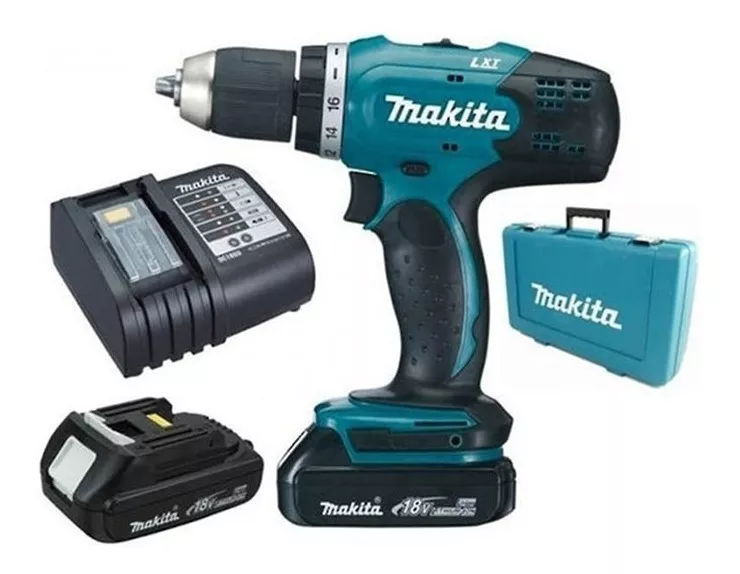 TALADRO ATORNILLADOR MAKITA DDF453SYE 13MM 2 BATERIAS + CARG - 1
