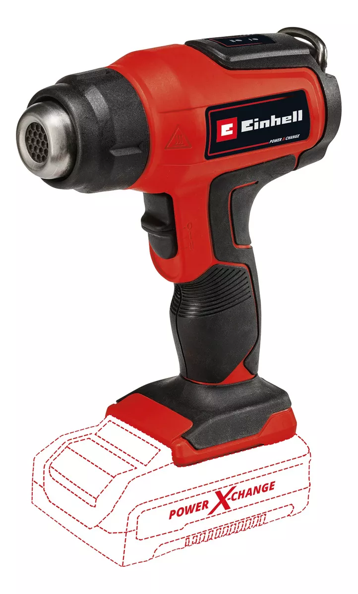 PISTOLA DE CALOR INALÁMBRICA EINHELL TE-HA 18 LI-SOLO - 1