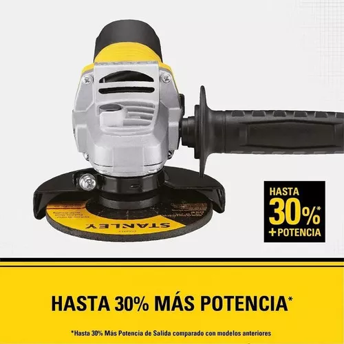 ESMERIL ANGULAR STANLEY STGS9115-B2C 4 1/2 900W COLOR AMARILLO/NEGRO - 5