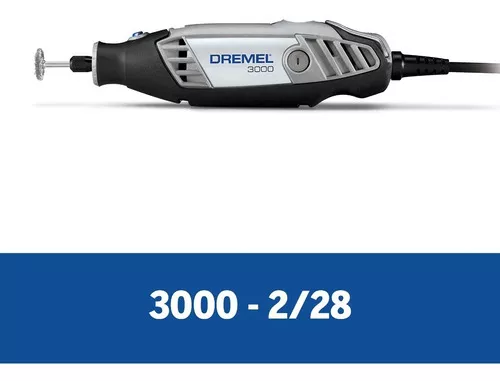 DREMEL 3000 MOTOTOOL CON 2 ADITAMENTOS Y 28 ACCESORIOS FRECUENCIA 080596032531 POTENCIA 145 W - 3