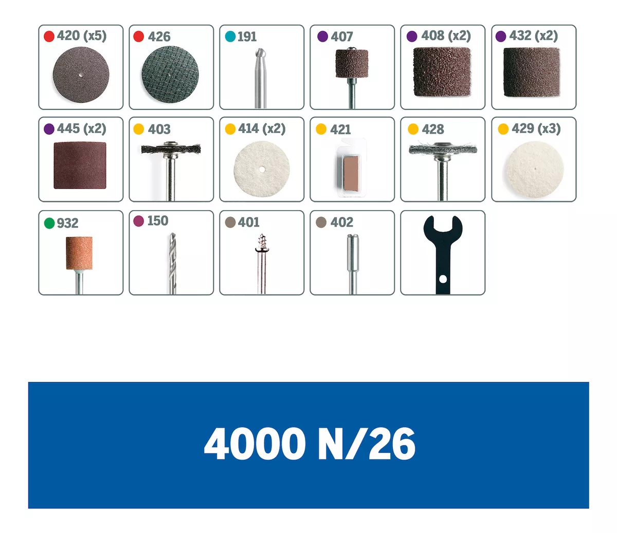 DREMEL 4000 CON 26 ACCESORIOS + BOLSO - 3