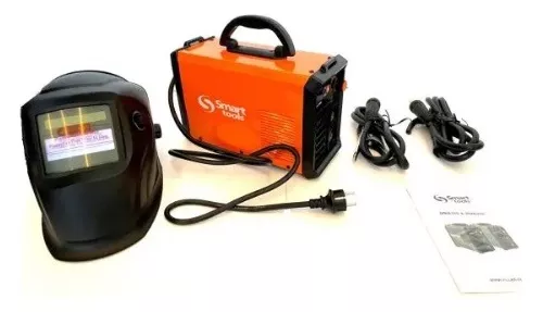 SOLDADORA SMART TOOLS INVERTER ARCO 200A MMA200 + MÁSCARA FOTOSENSIBLE - 1