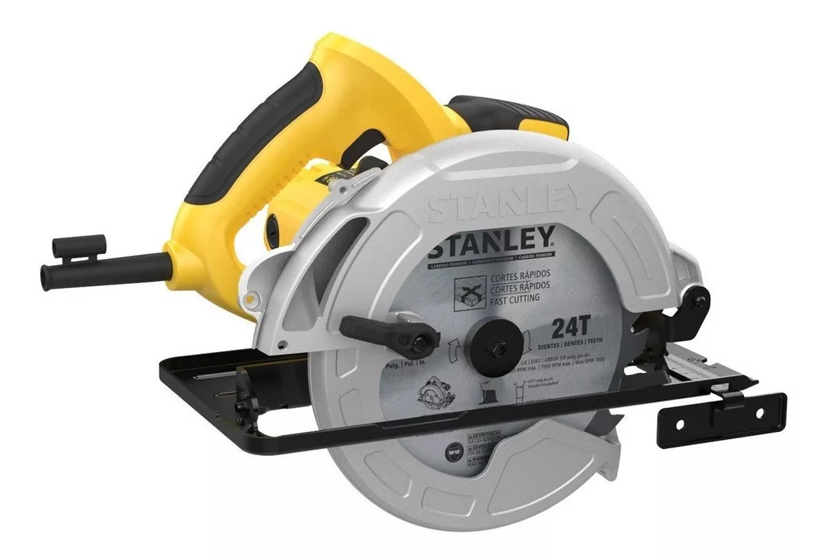 SIERRA CIRCULAR STANLEY SC16-B2C 180MM 1600W AMARILLO - 1