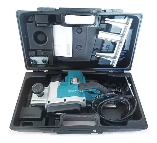 CEPILLO 82MM 750W PROFUNDIDAD 3MM + MALETA MAKITA M1100KB COLOR TURQUESA INCLUYE MALETIN - 2