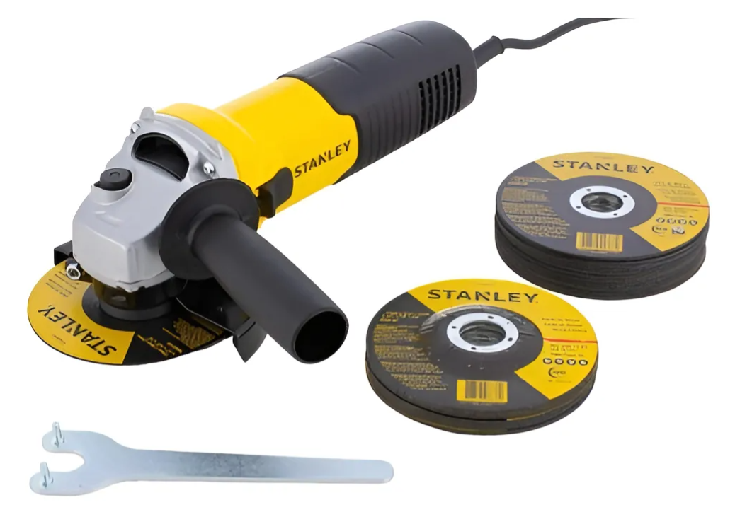 ESMERIL STANLEY SG7115-B2C + 25 DISCOS + ACCESORIOS - 1
