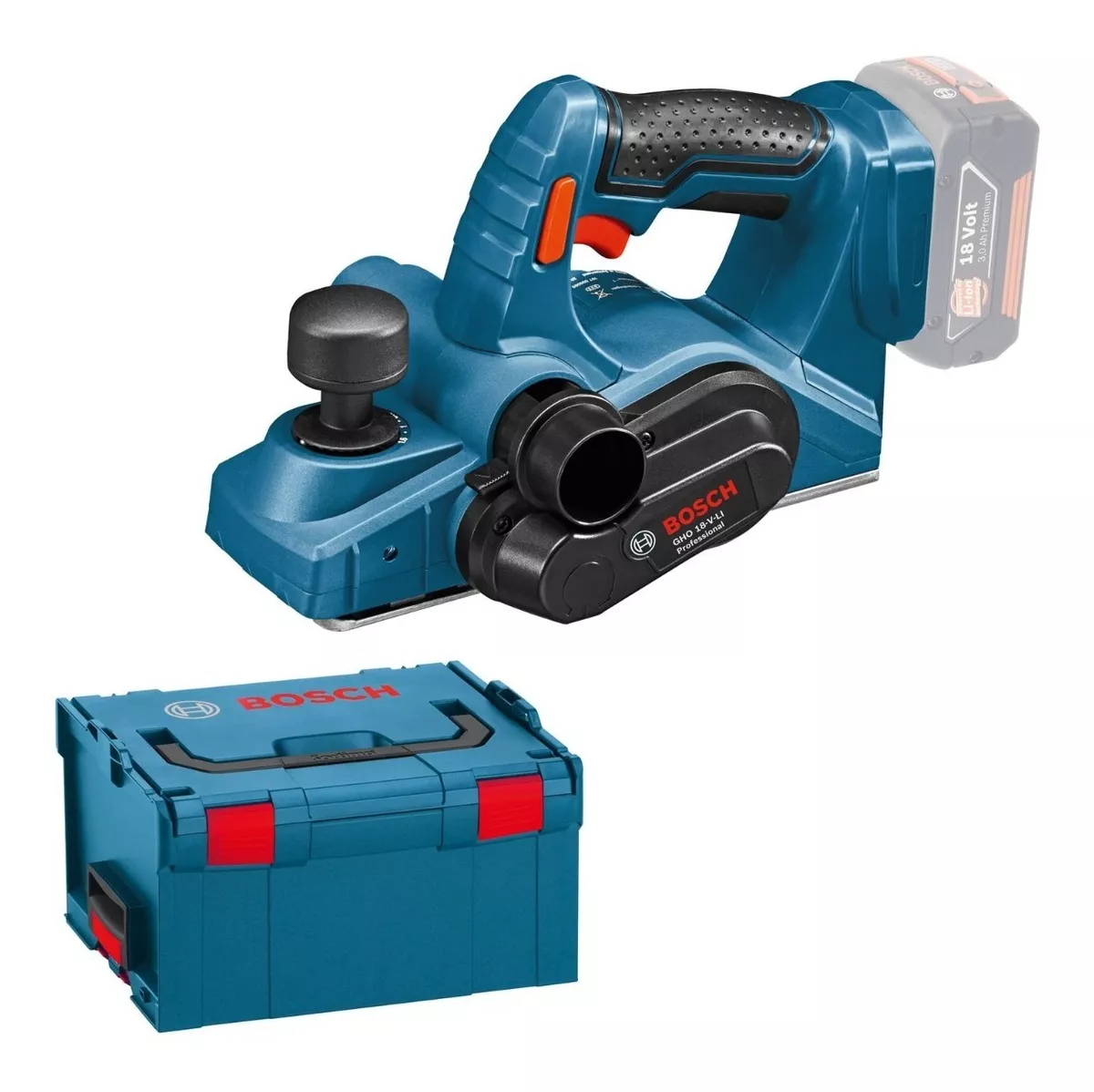CEPILLO INALÁMBRICO BOSCH GHO 18 V-LI 18V (SIN BATERIA) - 1