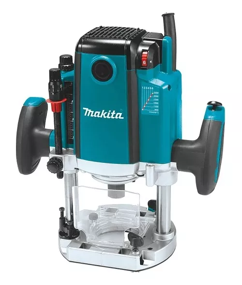 FRESADORA REBAJADORA DE 1/2 Y 1/4 1650W MAKITA RP1801 - 1
