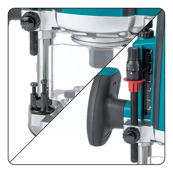 FRESADORA REBAJADORA DE 1/2 Y 1/4 1650W MAKITA RP1801 - 3