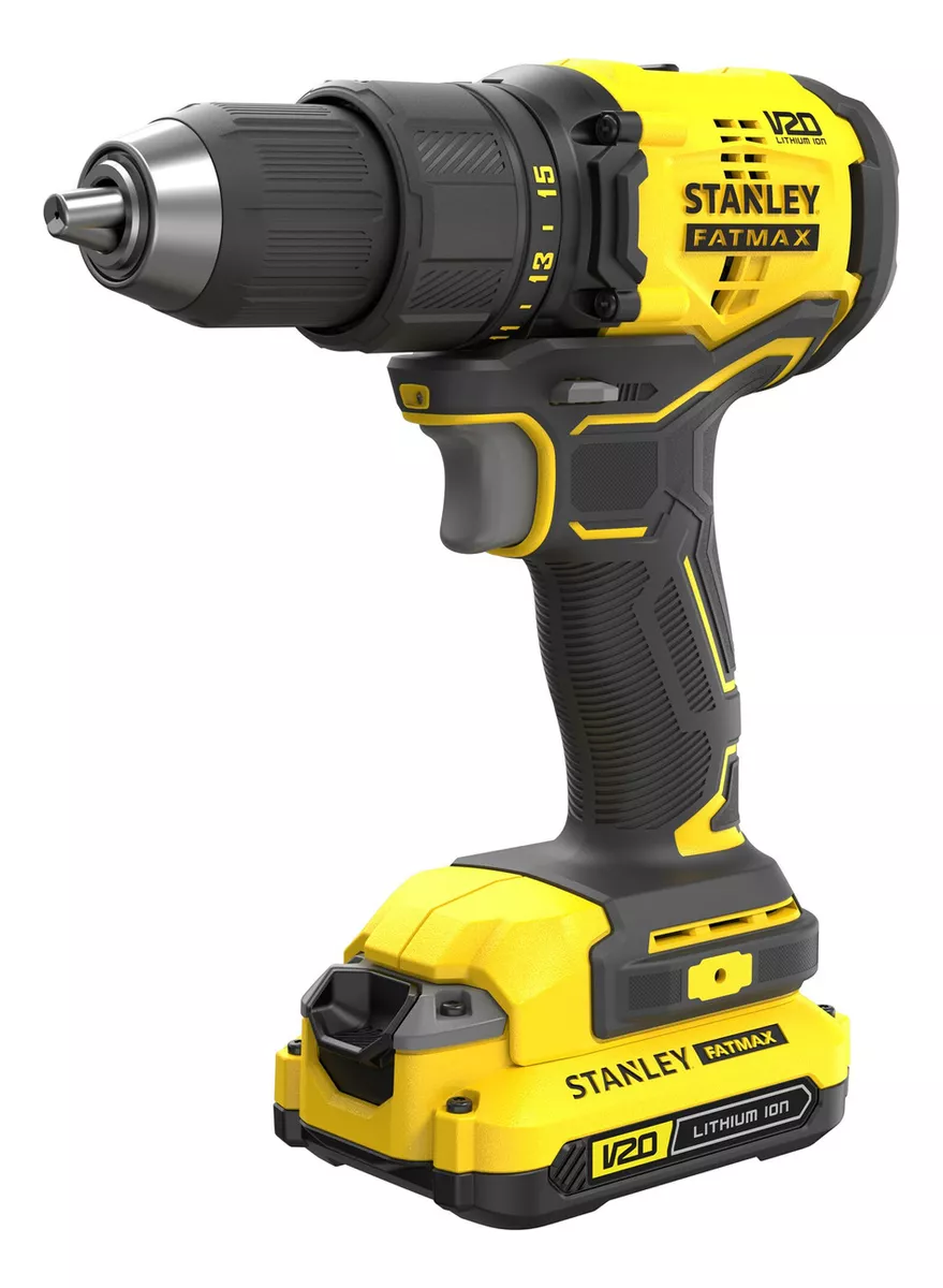 KIT TALADRO ATORNILLADOR 20V 13MM STANLEY + MALETIN + ACCESORIOS SBD710C2K - 5