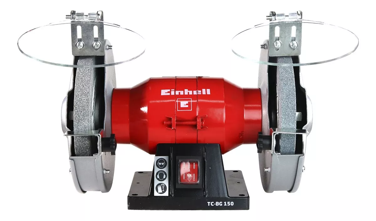 ESMERIL DE BANCO EINHELL CLASSIC TC-BG 150 DE 60 HZ ROJO 150 W 110 V/220 V + ACCESORIO - 4