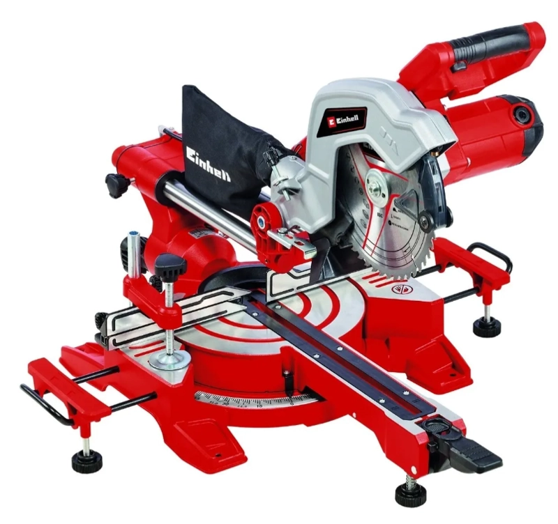 Sierra Ingleteadora Telescópica Einhell TC-SM 216 1600w 5000rpm Guia Laser 2hp - 1