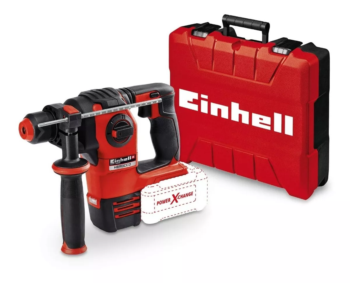 ROTOMARTILLO ELECTRONEUMÁTICO EINHELL EXPERT PLUS HEROCCO INALÁMBRICO ROJO Y NEGRO NO INCLUYE BATERÍ - 1