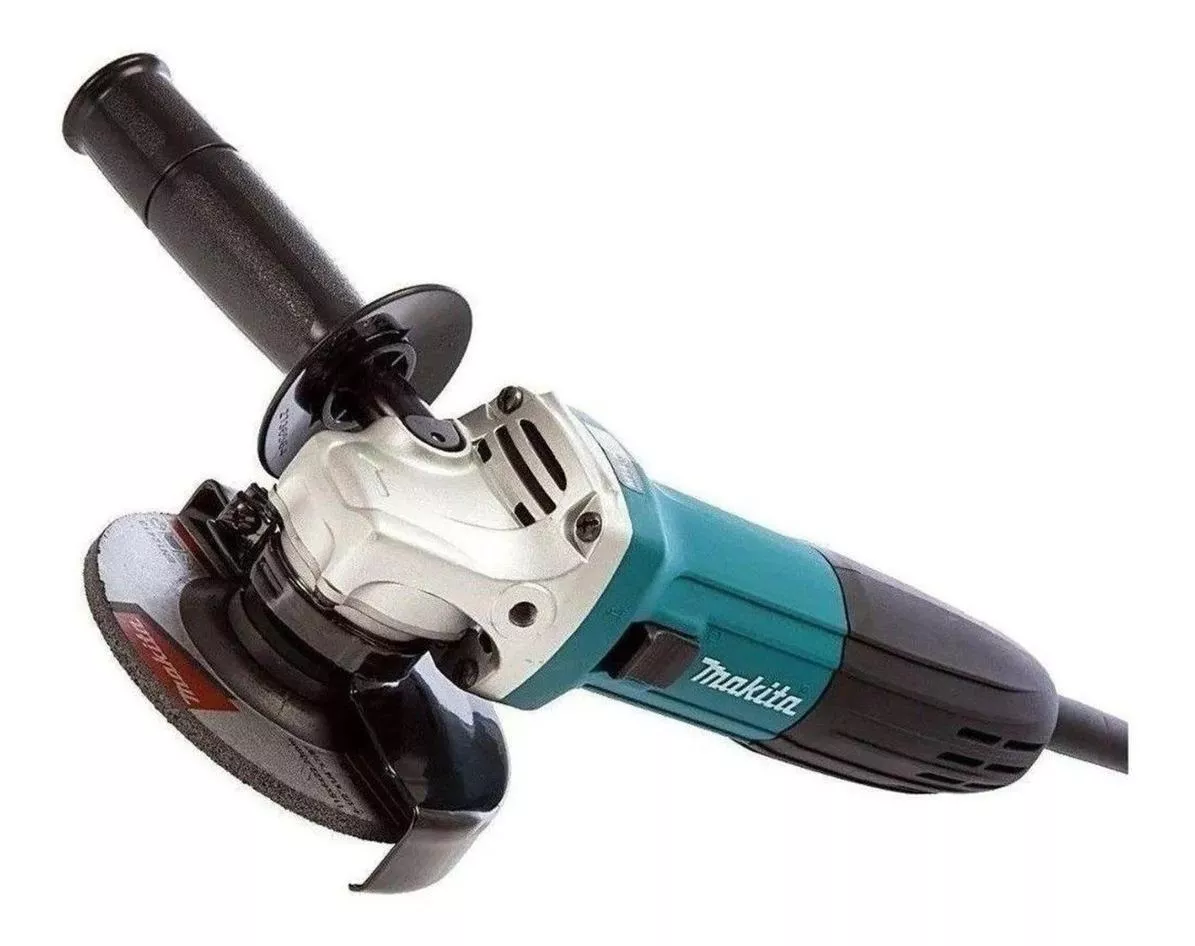 MINIESMERIL ANGULAR MAKITA GA4530 TURQUESA 720 W 220 V + ACCESORIO - 2