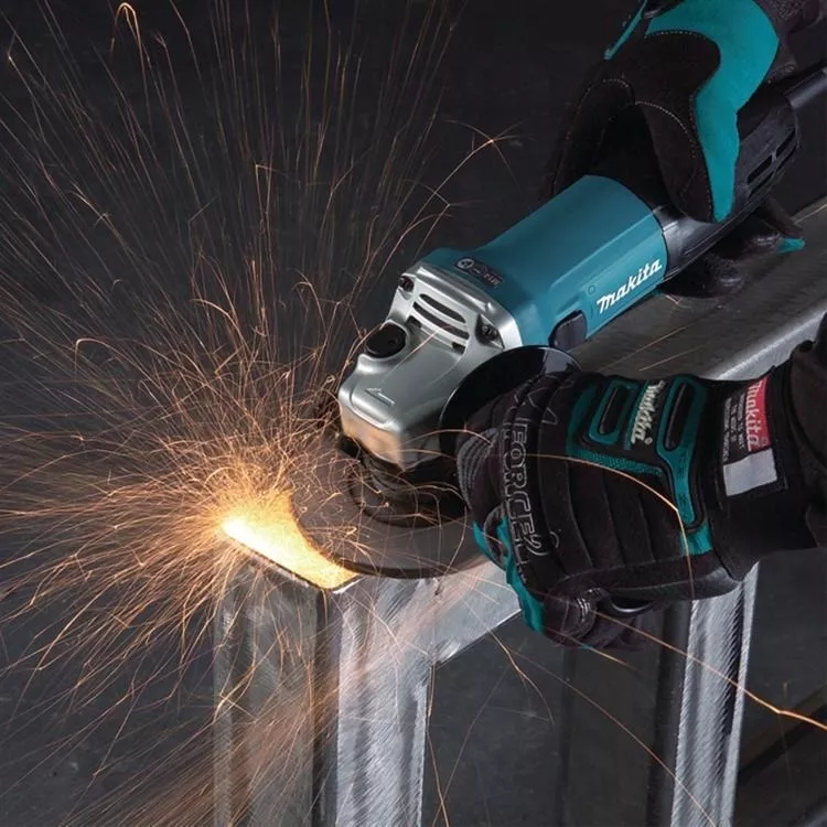 MINIESMERIL ANGULAR MAKITA GA4530 TURQUESA 720 W 220 V + ACCESORIO - 4