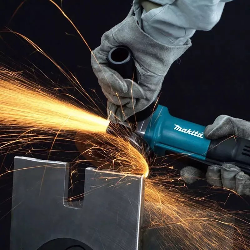 ESMERIL ANGULAR ELÉCTRICO 115MM 840W MAKITA 9557HPYG - 5