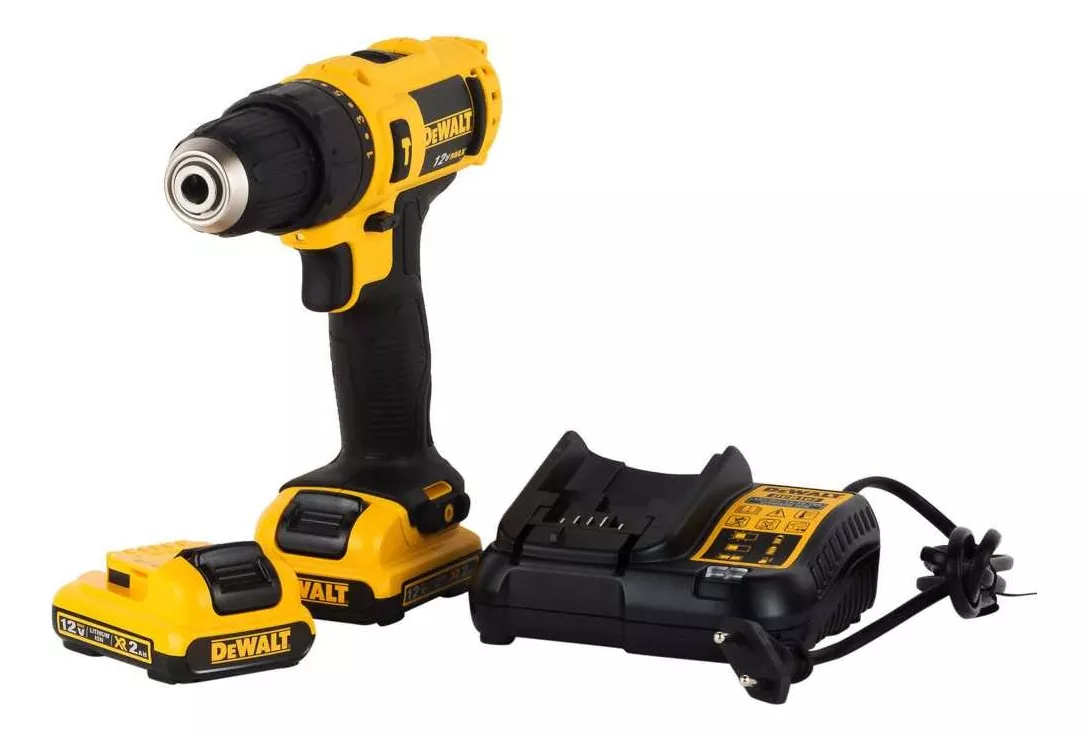 TALADRO PERCUTOR INALÁMBRICO DE 10MM 12V DEWALT DCD716D2-B2 - 1