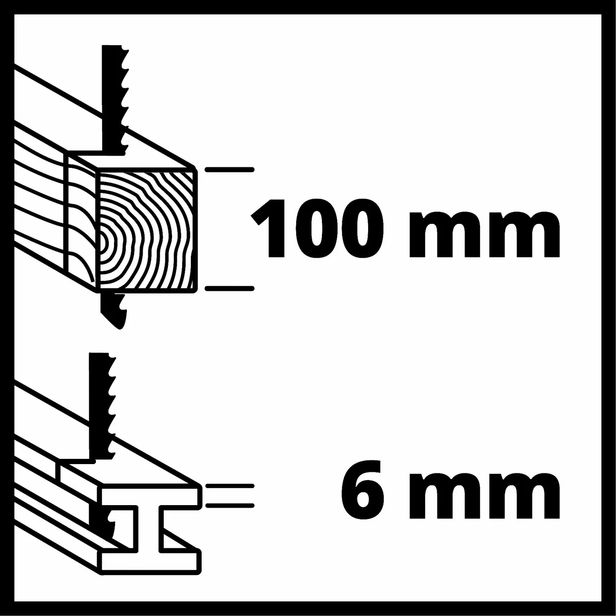 SIERRA SABLE EINHELL MADERA METAL LED TE-AP 18 INALAMBRICA FRECUENCIA 50HZ - 5
