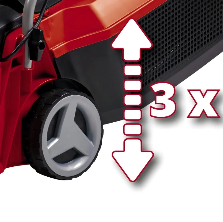 CORTADORA CÉSPED EINHELL GE-CM 18/33 LI ROJO NEGRO VOLTAJE 18V - 4