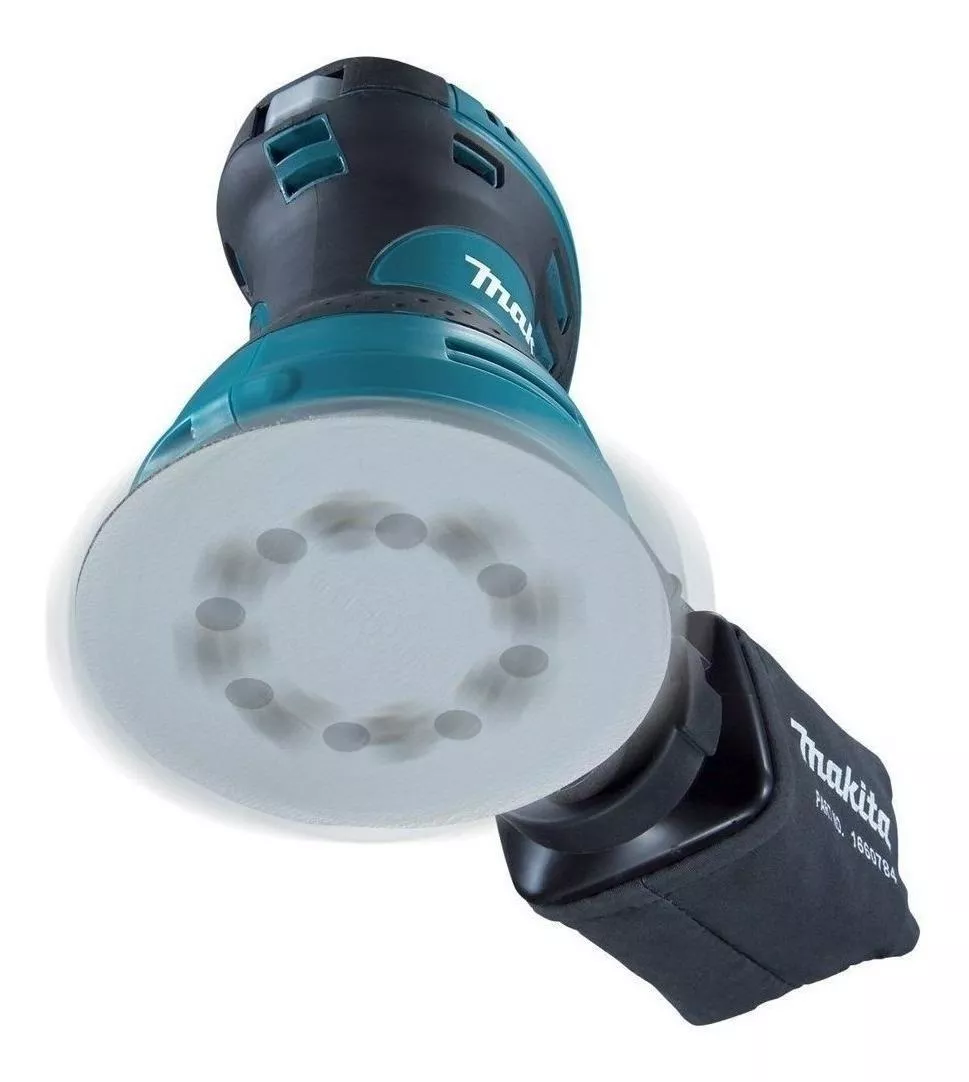 LIJADORA EXCENTRICA MAKITA BO5030 123MM 300W COLOR AZUL - 3