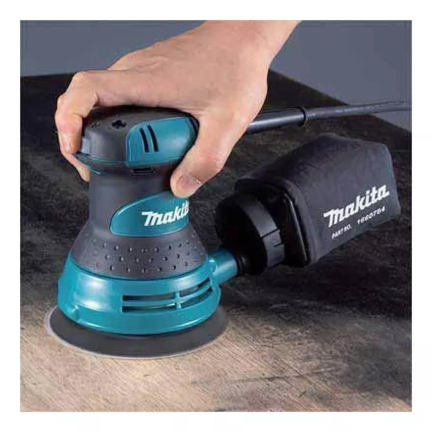 LIJADORA EXCENTRICA MAKITA BO5030 123MM 300W COLOR AZUL - 4