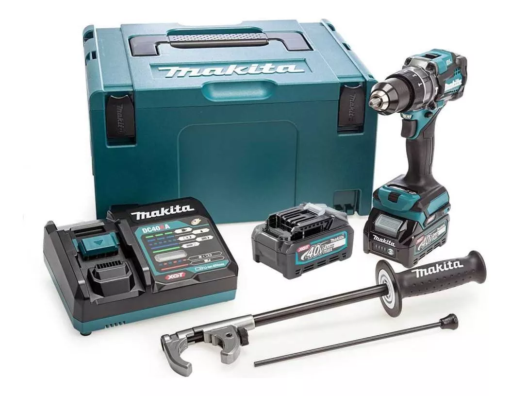 TALADRO PERCUTOR 13MM 40V 1/16 -1/2 MAKITA HP001GD201 - 1