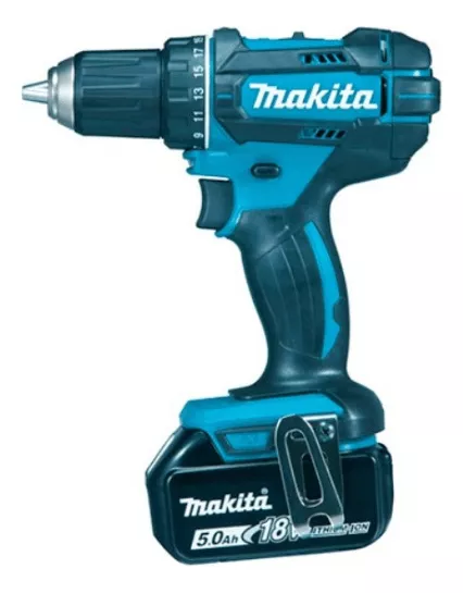 TALADRO ATORNILLADOR INALÁMBRICO 18V DDF482RFJ MAKITA C/BAT COLOR TURQUESA - 3