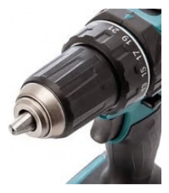 TALADRO ATORNILLADOR INALÁMBRICO 18V DDF482RFJ MAKITA C/BAT COLOR TURQUESA - 4