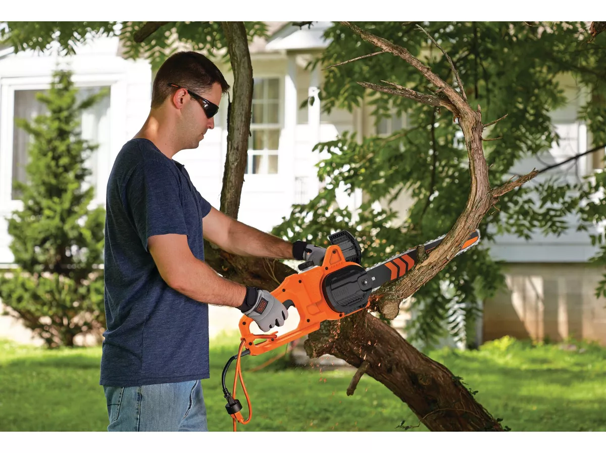 MOTOSIERRA ELÉCTRICA 900W 14 BLACK+DECKER BECS600-B2C COLOR NARANJA/NEGRO - 4