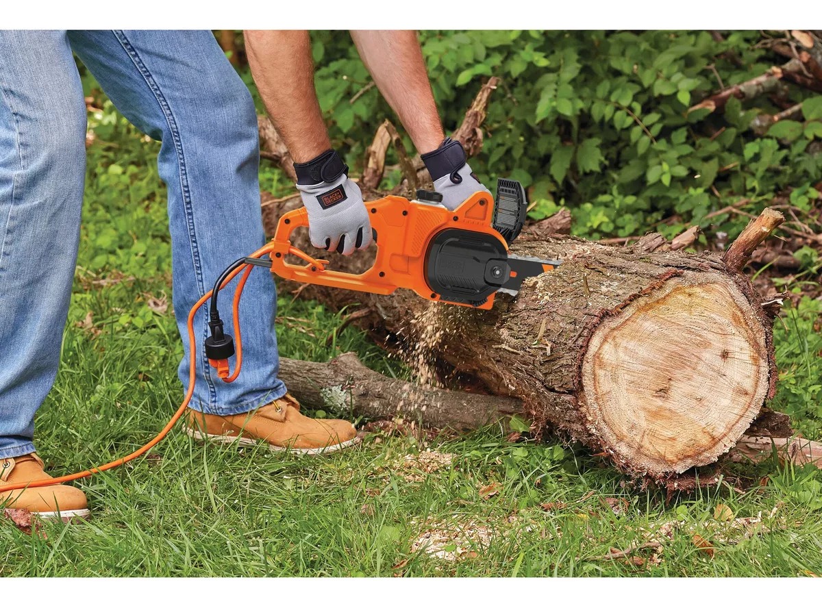 MOTOSIERRA ELÉCTRICA 900W 14 BLACK+DECKER BECS600-B2C COLOR NARANJA/NEGRO - 5