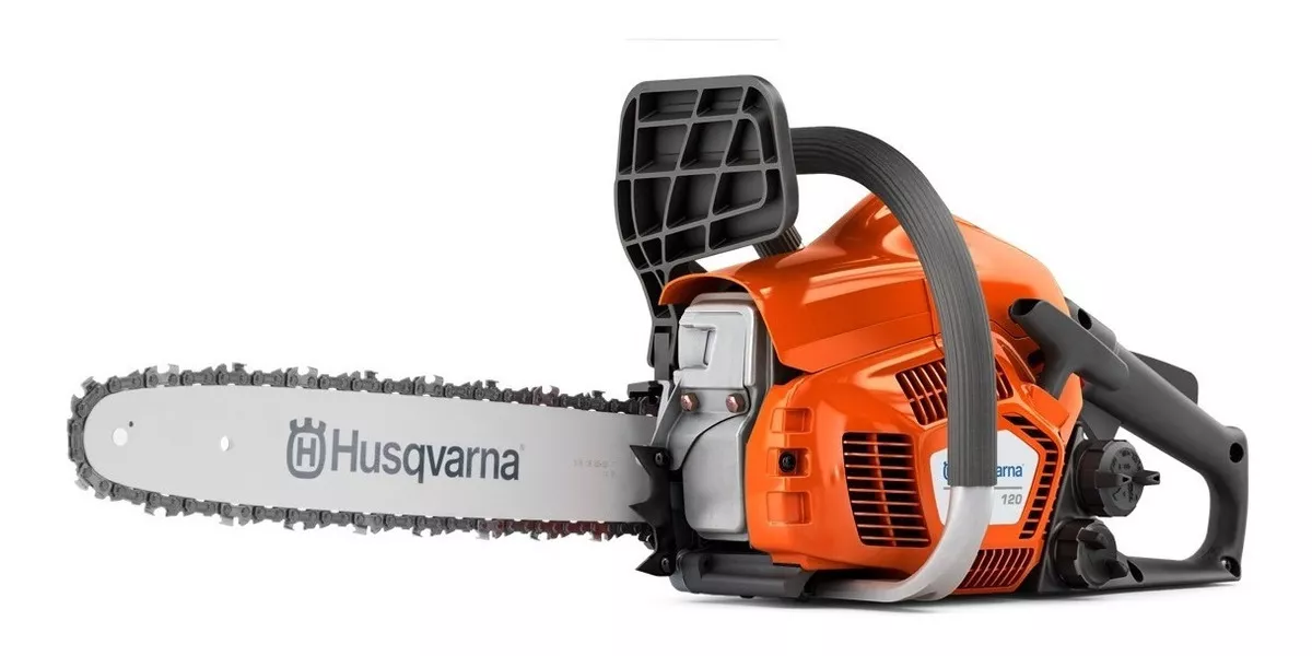 MOTOSIERRA HUSQVARNA A GASOLINA 120 16 35CC 1.9 HP NARANJA/NEGRO - 1