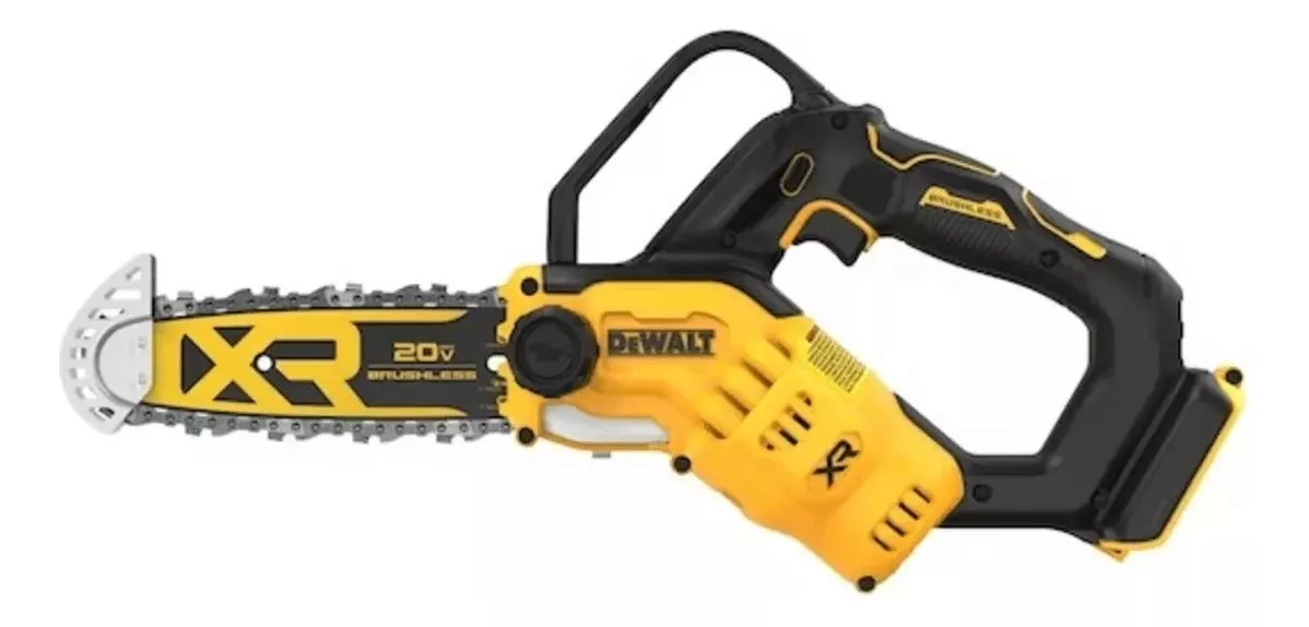 SIERRA DE PODAR ELÉCTRICA DEWALT 20 V MAX DCCS623B, COLOR AMARILLO, 110 V/220 V - 1