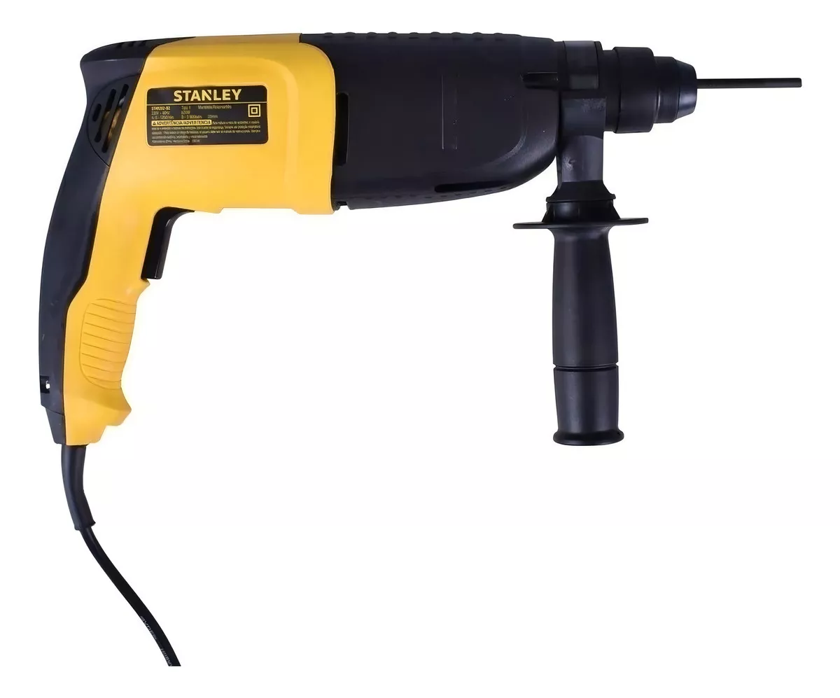 ROTOMARTILLO ELECTRONEUMÁTICO STANLEY STHR202K AMARILLO Y NEGRO FRECUENCIA DE 50HZ/60HZ CON 620W DE - 2