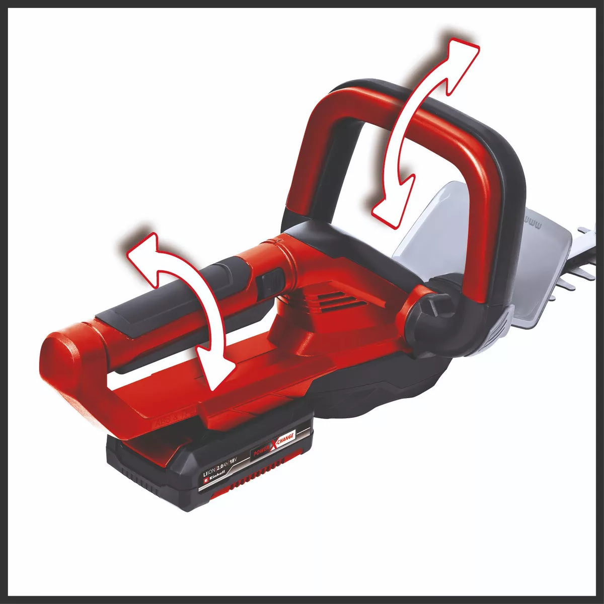 CORTASETOS EINHELL INALÁMBRICO 18V GC-CH 1855/1 LI KIT - 4