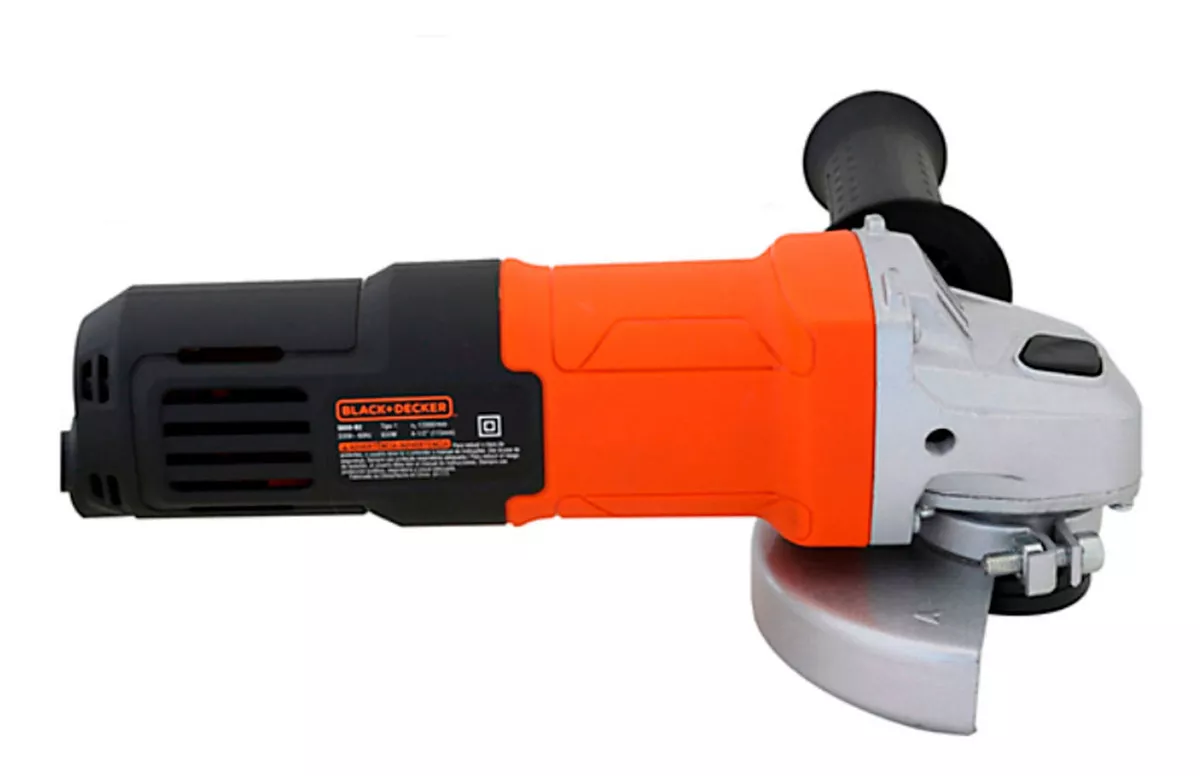 ESMERIL ANGULAR 650W + GUANTES BLACK+DECKER G650GL-B2C COLOR NARANJA - 3