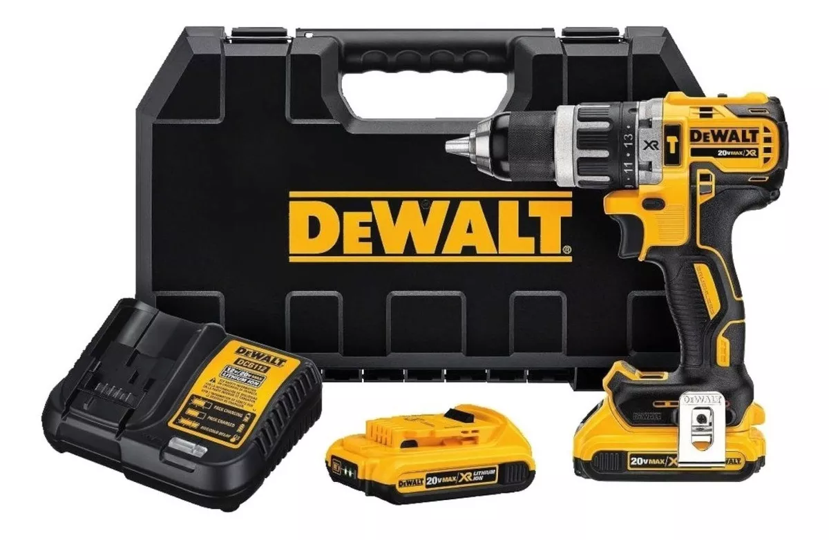 DEWALT DCD796D2 KIT DE TALADRO PERCUTOR ATORNILLADOR INALÁMBRICO DE 1/2 (13MM) 20V MAX* XR* DCD796D2 - 1